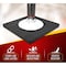 Mytee Products 30 inx30 inx2 in Heavy Duty Outrigger Pad for RV with Recessed Radius Black, 4PK ORP-303020-RRx4 - alternate 5