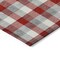 Homeroots 5' X 8' Red Gray And Beige Plaid Washable Indoor Outdoor Area Rug 601429 - alternate 5