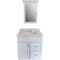Craftmark Shaker Retreat Wht 30'' Wx34'' Hx21''D Vanity Base without Top 1 Door/2 Drawer SR3021D - alternate 5