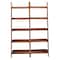 International Concepts Lean To Shelf Units with 5 Shelves, Set of 2 Pieces, Espresso K-SH581-2660-2 - alternate 2