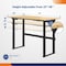 4Dock 72 in. W x 36 in. D Dual Motor Electric Adjustable Height Workbench with Rubber Wood Tabletop WB112Q - alternate 5