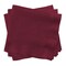 Smarty Had A Party Durable Burgundy Red Paper Beverage/Cocktail Napkins, 600PK 803122B-CASE - alternate 4