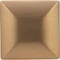 Designperfect 1-3/16 Overall Length Square Cabinet Knob, Champagne Bronze/Gold DPA-S94KCBZ - alternate 3