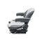 Uni Pro Big Dog Diablo/Hustler Super Z Mower Mechanical Suspension Seat Black/Silver Vinyl 8645 - alternate 3