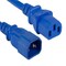 Sanoxy 3ft 18 AWG Computer Power Extension Cord IEC320 C13 to IEC320 C14, Blue SNX-CBL-LDR-PW131-2203 - alternate 1