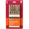 Sakura Pigma Micron Pens, Black, Assorted Sizes, 6-Piece Set, Blister Card 50058 - alternate 1