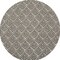 Homeroots 8' Charcoal Round Floral Indoor Outdoor Area Rug 527643 - alternate 1