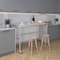 Amgood 30in D x 60in L Stainless Steel Open Base Table, 3in Casters AMG WT-3060-RCB-WHEELS-Z - alternate 5