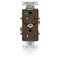 Leviton Duplex Outlet, Brown 20A, 125V, TR T8300 - alternate 1