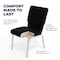 Flash Furniture Fabric Church Chair, Black XU-CH-60096-BK-SV-GG - alternate 7