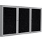 Ghent Enclosed Rubber Bulletin Board 36"x72", 3 Door PA33672TR-TN - alternate 1