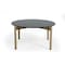 Homeroots 36" Black and Gold Faux Marble And Steel Round Coffee Table 489057 - alternate 3