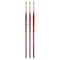 Princeton Velvetouch Angle Shader Brush, Synthetic Bristles, Short Handle Mixed Media, Size 1/8 inch, 3PK P3950AS012 - alternate 1