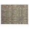 Homeroots 2' X 3' Blue and Orange Floral Washable Non Skid Indoor Outdoor Area Rug 564347 - alternate 7