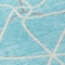 Homeroots 5' X 8' Teal Blue And Ivory Geometric Washable Indoor Outdoor Area Rug 612906 - alternate 5
