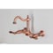 Kingston Brass Two-Handle Wall Mount Bridge Kitchen Faucet, Antique Copper KS126ALAC - alternate 3