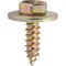 Auveco Hex Head Sems T.S. M4.8-1.61 x 16mm - Zinc, 50PK 23847 - alternate 1