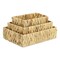 Homeroots Set of Three Natural Water Hyacinth Rectangular Baskets 571503 - alternate 4