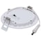 Satco 8/12W LED Direct Wire Downlight 27K/3K/35K/4K/5K CCT Remote Driver 4in. Rnd Flat Face Dual Dimming S11690 - alternate 7