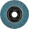 Pferd 4-1/2'' x 7/8'' A.H. POLIFAN Flap Disc - Z PSF TRIM STEELOX, Zirconia, 80 Grit, Flat 68100 - alternate 4