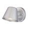 Homeroots Brushed Silver LED Short Cone Wall Light 398822 - alternate 4