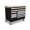 Tekton Rolling Tool Cabinet, 11 Drawer, Black, Steel, 48 in W x 27 in D x 41-1/2 in H OCL43102LWT - alternate 1
