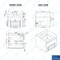 Amgood 18-1/4 in. x 17-5/8 in. x 16 in. Wall-Mount Hand Sink with 4 in. Backsplash AMG SINK HS-SPHS-1410-Z - alternate 3