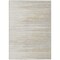 Homeroots 8' X 10' Linen Gray And Beige Striped Washable Indoor Outdoor Area Rug 597262 - alternate 4