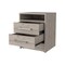 Homeroots 20" Light Gray Wood Two Drawer Nightstand 534898 - alternate 7
