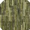 Homeroots 8' Olive Green And Dark Olive Green Round Striped Washable Indoor Outdoor Area Rug 608960 - alternate 4