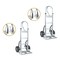 Mytee Products Aluminum Hand Truck Dolly w/ P Handle and 10in Caster Wheels 600lbs Capacity, 2PK HT-AL-201x2 - alternate 7