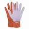 Gloveworks By Ammex Ultra Industrial Flock-Lined Nitrile Disposable Glove, Large, 8 mil Thick, 9.06" Long, Orange, 500PK GWUOFN46050 - alternate 6