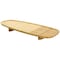 Gibson Home 17.7 Inch Sadler Narrow Wooden Serving Tray 129399.01 - alternate 1
