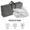 Elf Stor Christmas Tree Storage Bag Storage Bags for 9ft Disassembled Trees, Seasonal Decor, Packing, Moving 83-DT5512-GRY - alternate 7