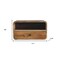 Homeroots 18" Brown Solid Wood One Drawer Floating Nightstand 712839 - alternate 5