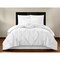 Homeroots White Twin Polyester 180 Thread Count Washable Down Comforter Set 528922 - alternate 7