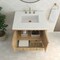 James Martin Vanities Hudson 30" Single Vanity, Light Natural Oak w/ 3 CM White Zeus Silestone Top 435-V30-LNO-3WZ - alternate 4