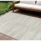 Homeroots 8' X 10' Ivory And Beige Abstract Washable Indoor Outdoor Area Rug 613106 - alternate 1