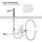 Kibi Circular Touchless Bathroom Faucet with Pop-Up Drain, Plug-In or Battery Powered C-KBF1029CH - alternate 5