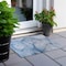 Homeroots 2' X 3' Blue Abstract Washable Non Skid Indoor Outdoor Area Rug 559793 - alternate 2