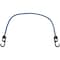 Prosource Stretch Cord, 9 mm Dia, 36 in L, Polypropylene, Blue, Hook End FH4033 - alternate 1