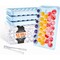 Emporio Kitchen Round Ice Cube Tray Set, 99 Ice Balls, Stackable, Easy-Release, with Lid and Bin, Blue EMPICET98 - alternate 1