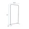 Showdown Displays 3 Ft W X 72 In H Eurofit Straight Wall Kit (Polyester Knit) - Sale Red Burst 908100-001 - alternate 2