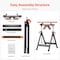 Vevor 4-in-1 Polished Roller Stand Max Load 440 lb Adjustable 33-50 in for Woodworking YH-WB004 - alternate 4