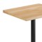 Flash Furniture Bennett 24 in x 30 in Solid Wood Indoor Tabletop in Natural with 22 in x 22 in Bar Height GSF-REC2430-NAT-T2222B-GG - alternate 6