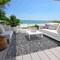 Homeroots 3' X 5' Gray Damask Washable Non Skid Indoor Outdoor Area Rug 563874 - alternate 6