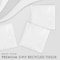 Touch Of Color White Beverage Napkins 3 ply, 5"x5", 500PK 57000B - alternate 3