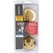 Kwikset 660 Mobile Home Single Cylinder Deadbolt with SmartKey Polished Brass 660M 3 SMT CP RCS K6 V1 - alternate 1