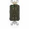 Leviton Receptacle, 15 A, 125V AC, Brown AGTR1-HG - alternate 1