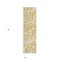 Homeroots 8' Runner Gold and White Abstract Washable Non Skid Indoor Outdoor Runner Rug 559263 - alternate 3